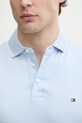 Tommy Hilfiger polo bărbătesc din bumbac MW0MW43144 albastru