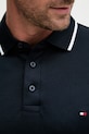 Tommy Hilfiger polo męskie bawełniane MW0MW43144 granatowy