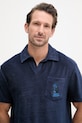 Tommy Hilfiger polo pánské s bavlnou SUMMER námořnická modř MW0MW42773