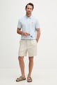 Tommy Hilfiger polo pánské bavlněné SUMMER MW0MW43046 modrá SS26