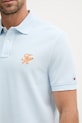 Tommy Hilfiger polo pánské bavlněné SUMMER MW0MW43046 modrá