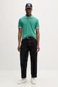 Tommy Jeans polo męskie bawełniane DM0DM22700 zielony SS26