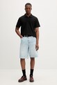 Tommy Jeans polo męskie z bawełną DM0DM22703 czarny SS26