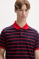 Tommy Jeans polo męskie bawełniane granatowy DM0DM22708
