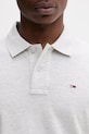 Tommy Jeans polo męskie bawełniane DM0DM22711 szary