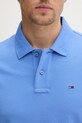 Tommy Jeans polo tričko pánske bavlnené DM0DM22711 modrá