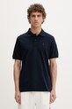 Tommy Jeans polo męskie bawełniane granatowy DM0DM22711