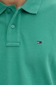 Tommy Jeans polo męskie bawełniane DM0DM22711 zielony