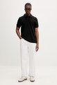Tommy Jeans polo męskie bawełniane DM0DM22711 czarny SS26