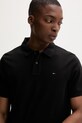 Tommy Jeans polo męskie bawełniane czarny DM0DM22711