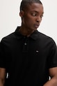 Tommy Jeans polo męskie bawełniane czarny DM0DM22711