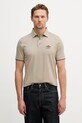 Aeronautica Militare polo męskie bawełniane brązowy PO1907UJ00682