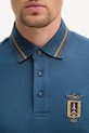 Aeronautica Militare polo męskie bawełniane PO1914UP00403 granatowy