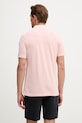Odzież Aeronautica Militare polo męskie bawełniane PO1925UP00406 różowy