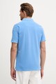 Odzież Aeronautica Militare polo męskie bawełniane PO1925UP00406 niebieski