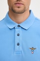 Aeronautica Militare polo męskie bawełniane PO1925UP00406 niebieski