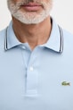 Lacoste polo męskie bawełniane PH9875 niebieski