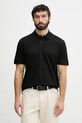 BOSS polo męskie bawełniane Parris 80 czarny 50567874