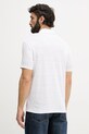 Abbigliamento BOSS polo da uomo in lino BOSS X DAVID BECKHAM 50560534 bianco