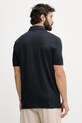 Oblečení BOSS polo pánské lněné BOSS X DAVID BECKHAM 50560534 námořnická modř