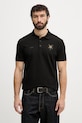 BOSS Green πόλο Ανδρικό βαμβακερό μαύρο 50559263