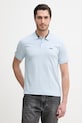 BOSS Green polo z elastanem niebieski 50559369