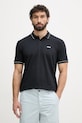 BOSS Green поло для мужчин из хлопка с эластаном тёмно-синий 50559369
