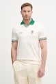 Tommy Hilfiger polo da uomo in cotone beige MW0MW42830