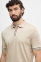 BOSS polo męskie bawełniane Parlay 238 beżowy 50559668