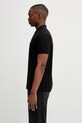 Kenzo polo bawełniane GOTS KENZO WILD TIGER SLIM POL FG55PO1014PU czarny SS26