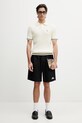 Filling Pieces Fine Knit polo bawełniane męskie 412670500302.214 beżowy