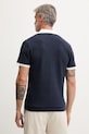 Oblečení Karl Lagerfeld polo pánské s bavlnou B2M46062 námořnická modř