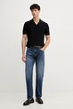 Armani Exchange polo męskie bawełniane XM002165.AF20139 granatowy SS26
