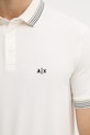 Armani Exchange polo męskie bawełniane XM002326.AF13026 beżowy