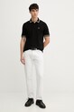 Armani Exchange polo majica moška bombažna XM002343.AF10366 črna SS26