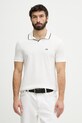 Armani Exchange polo męskie bawełniane beżowy XM002401.AF10366