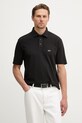 Armani Exchange polo męskie bawełniane czarny XM002408.AF13055