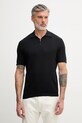 Armani Exchange polo męskie bawełniane granatowy XM002438.AF22249