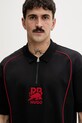 HUGO тениска с яка мъжка Duero_RB черен 50559702