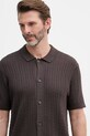 Joop! koszula męska bawełniana brązowy 30101510