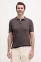 Joop! polo męskie bawełniane brązowy 30101532