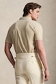 Polo Ralph Lauren JAQUARD PIQUE polo bawełniane męskie 710964535500 beżowy SS26