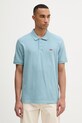 Levi's polo męskie bawełniane HM POLO niebieski 35883.0350