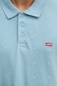 Levi's polo męskie bawełniane HM POLO 35883.0350 niebieski