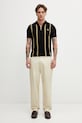 Fred Perry polo bawełniane męskie M2419 czarny