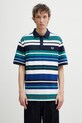 Fred Perry polo męskie bawełniane turkusowy M2423