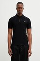 Fred Perry polo de bumbac bumbac negru M2443