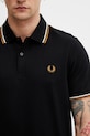 Fred Perry polo bawełniane męskie czarny M3600.P69