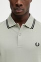 Fred Perry polo bawełniane zielony M3600.S23