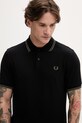 Fred Perry polo bawełniane czarny M3600.T44